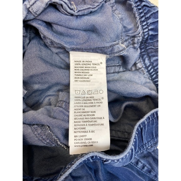 Prana Aberdeen Chambray Blue Jogger NWOT - Picture 7 of 10
